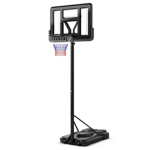 170-305cm Höhenverstellbarer Basketballständer Outdoor Basketballkorb mit Ständer