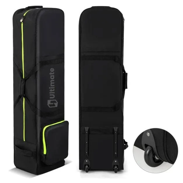 Weiche Golftasche mit Rädern &amp; Reissverschluss &amp; Schlüssel Wasserdichte Golf-Reisetasche