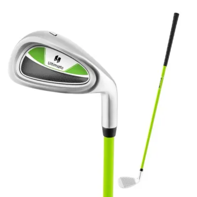 Golf Eisen 7 für Kinder mit Schlägerhaube Golf-Eisen Einzel aus Aluminium für Rechtshänder