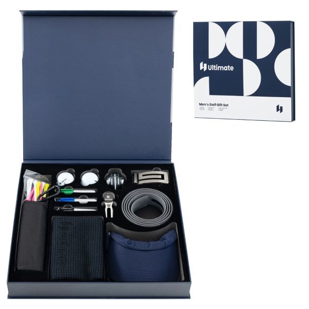Komplettes Golf Geschenkset für Herren Golf-Zubehör Set in Geschenkbox