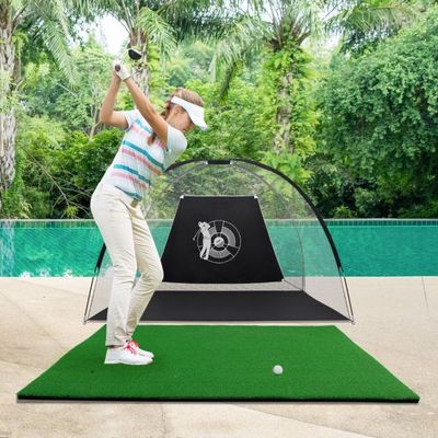 Golf-Schlagmatte Standard-Golf-Übungsmatte 1,5 x 1 m Grün