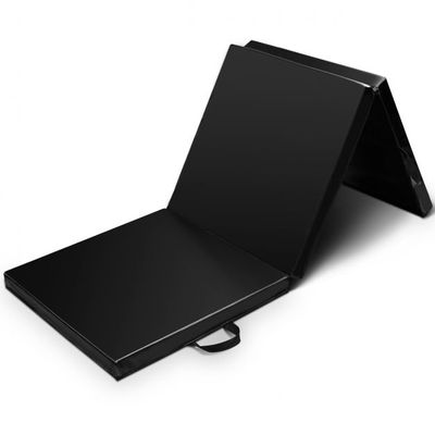 Weichbodenmatte Yoga Gymnastikmatte 180 x 60 x 5 cm schwarz