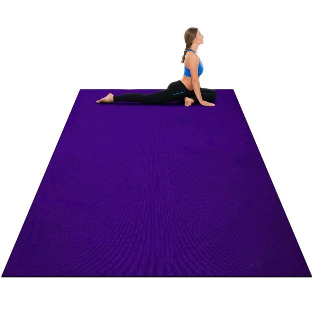 Yogamatte mit doppelseitigem rutschfestem Design Lila