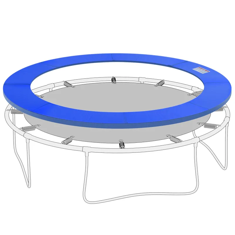 Trampolin Randabdeckung Sicherheit Ø 244cm Blau