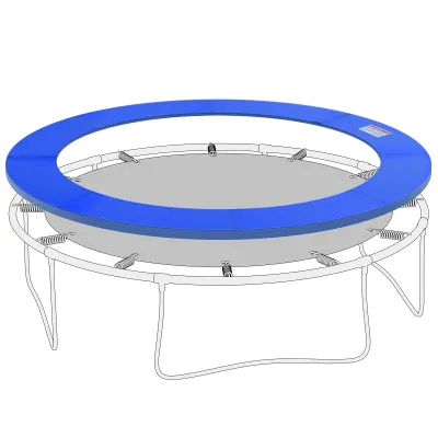 Trampolin Randabdeckung Sicherheit Ø 244cm Blau
