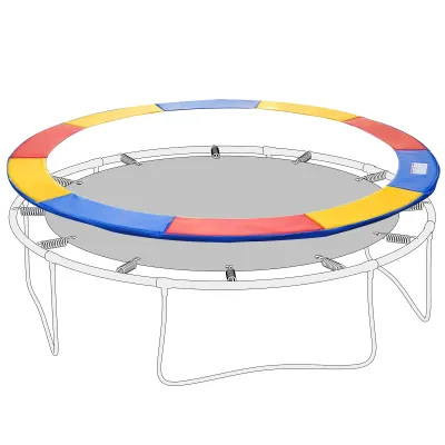 Trampolin Sicherheits-Randabdeckung Ø 244cm Bunt