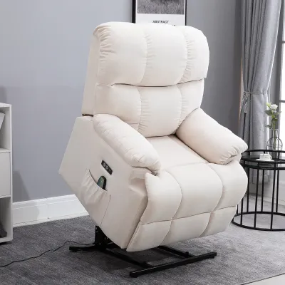 Massagesessel Aufstehhilfe Beige | 8 Punkte, 160° Liege, optional Montageservice