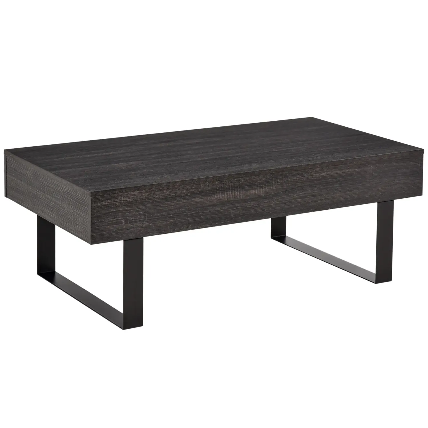 Sofatisch Couchtisch mit Schublade Dunkelgrau