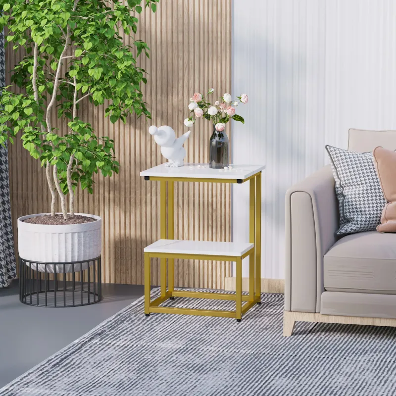 Moderner Couchtisch Beistelltisch Nachttisch Blumensäule neoretro Design