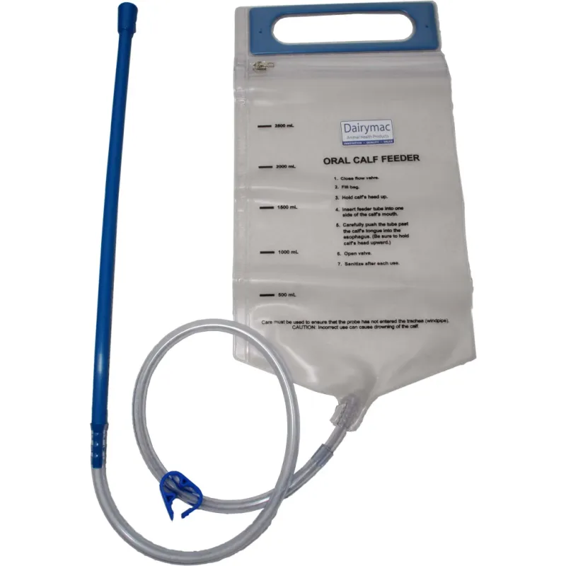 Eingabesonde Kalb Sack mit Reissverschluss – 2,5 Liter – Vinyl