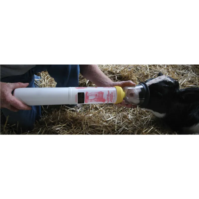 Kälberbeatmungspumpe – Reanimationsgerät – Inkl. Flasche – Orange Notfall-Set