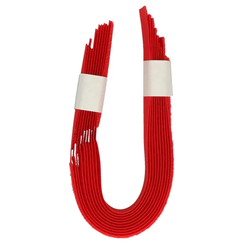 Markierungsband mit Klettverschluss – Gelb, Grün, Rot – 10 Stück
