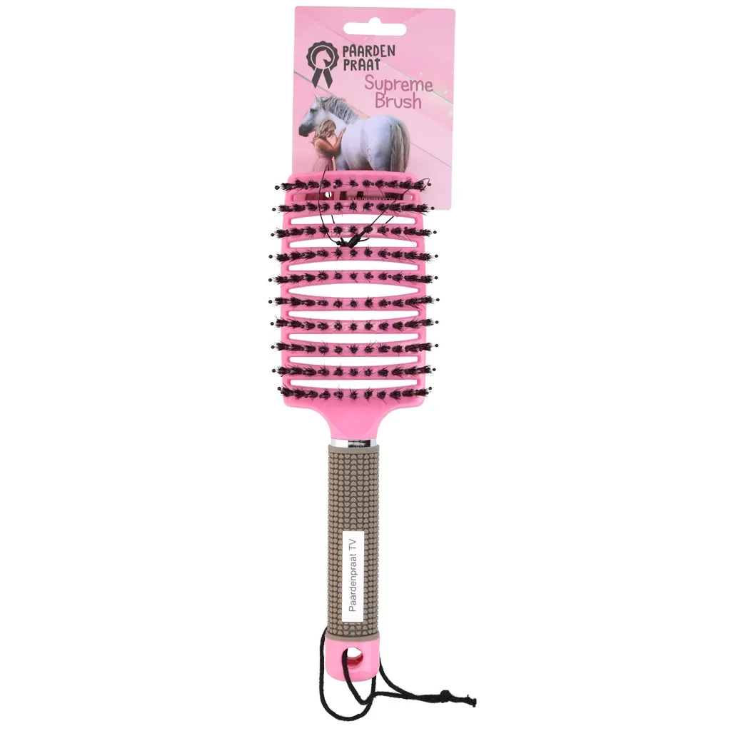 Horse Talk Horse Supreme Brush - Pferdebürste Rosa
