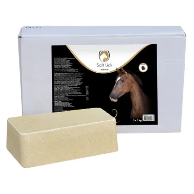 Excellent Pferde Salz-Leckstein Mineral 3 x 2 kg