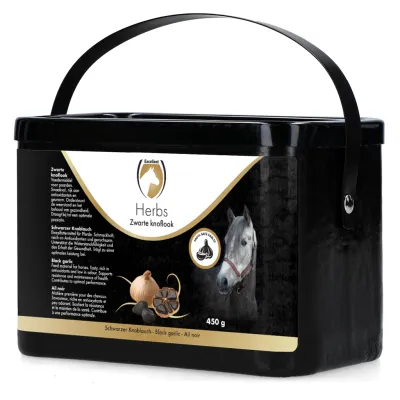 Excellent Pferde-Kräuter Schwarzer Knoblauch 450 g - Unterstützung des Stoffwechsels und des Immunsystems