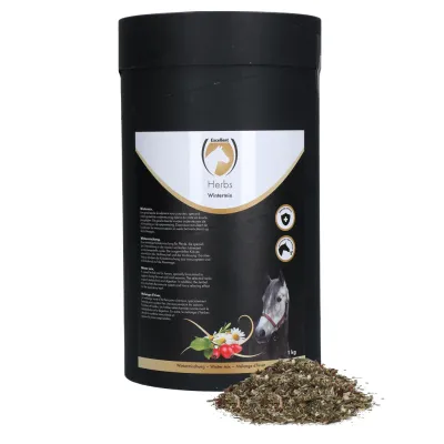 Excellent Pferde-Kräuter Wintermix 1 kg unterstützt in der kalten und nassen Jahreszeit