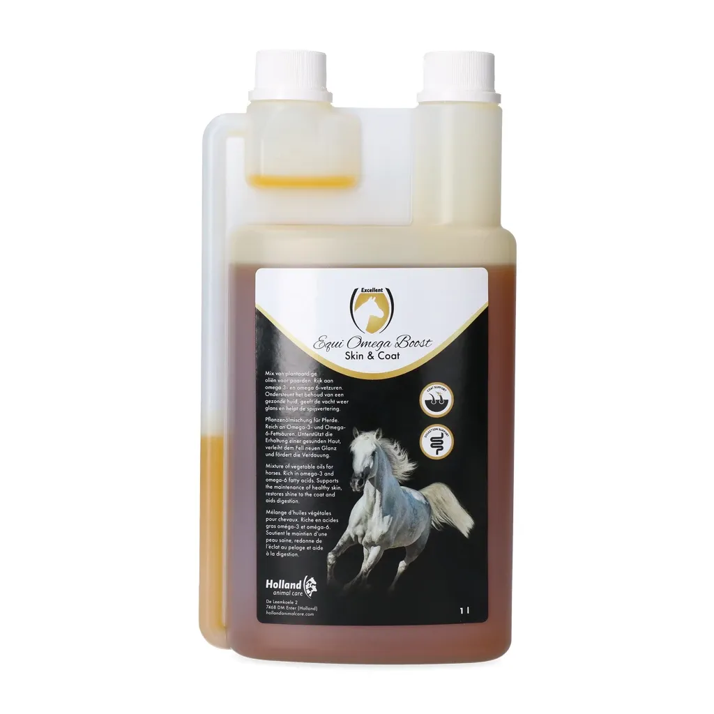 Excellent Pferde Omega Boost 1 Liter - gesunde Haut &amp; Fell