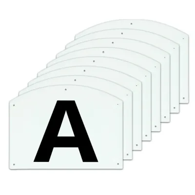 Bahnbuchstaben Pferde ABCEFHKM 30 x 20 cm