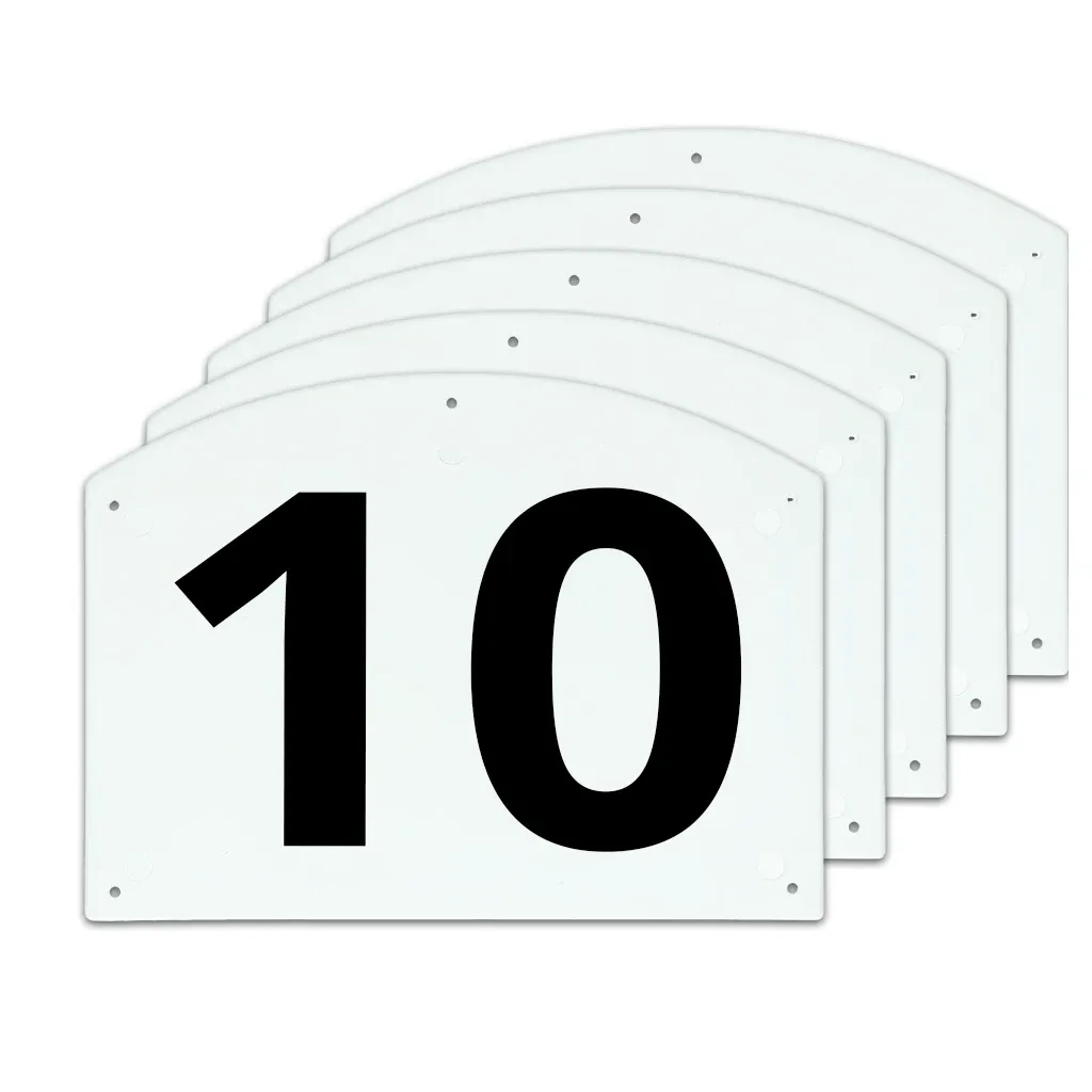 Pferde Springnummern / Turniernummern - 10 bis 15