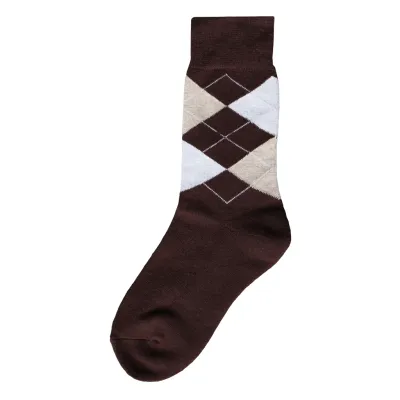 Reitersocke braun/beige/weiss 43-46