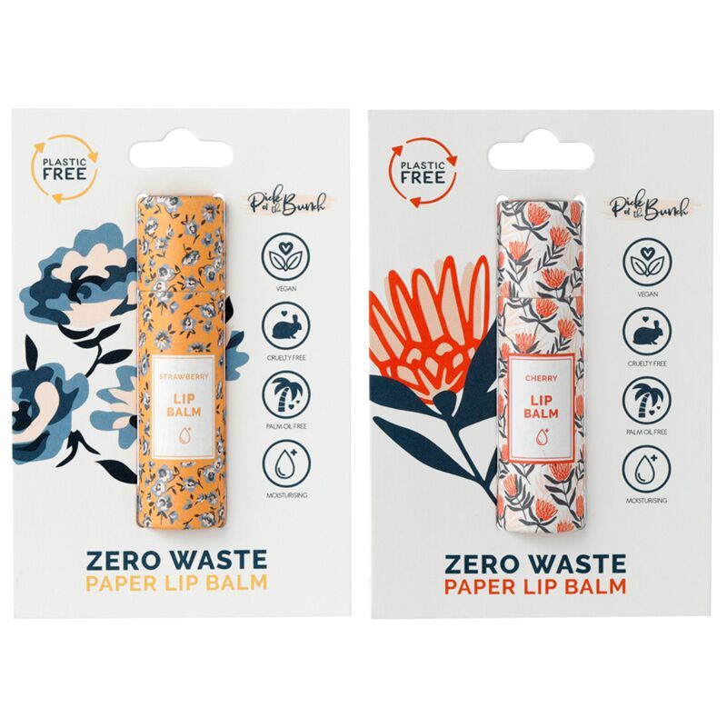 Pick of the Bunch Pfingstrose &amp; Protea Papier Lippenpflegestift