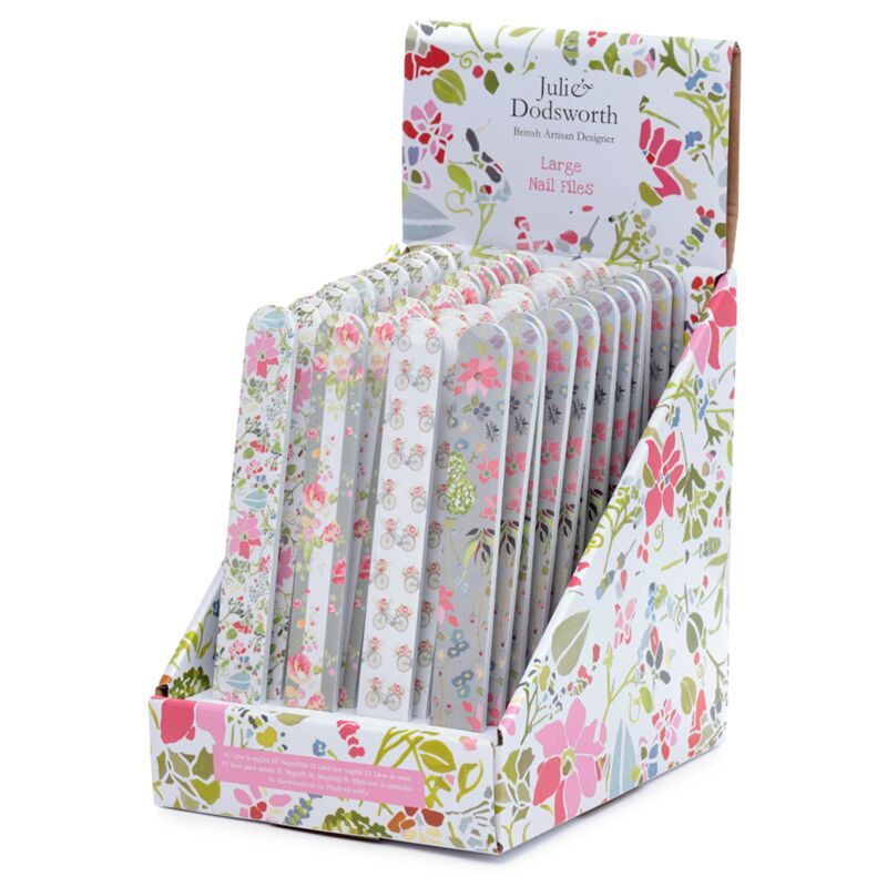 Julie Dodsworth Rosa blumige Nagelfeile