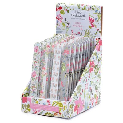 Julie Dodsworth Rosa blumige Nagelfeile