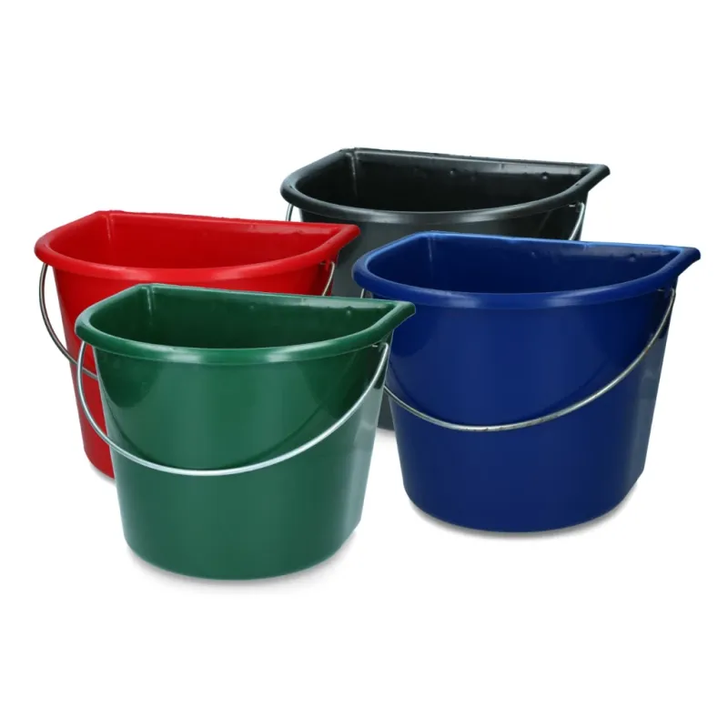 Eimer mit flacher Seite 15 Liter verschiedene Farben