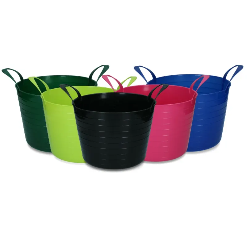 Futter-Eimer V-Trug Flexi Blau 40 Liter in verschiedenen Farben