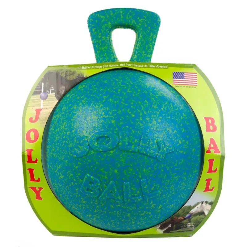 Jolly Pets Ball – Ø 25 cm – Pferdespielball – Zur Unterhaltung im Stall und auf der Weide – Beissfest
