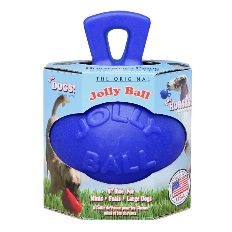 Jolly Pets Ball Ø 20 cm – Dual Rot oder blau Pferdespielzeug