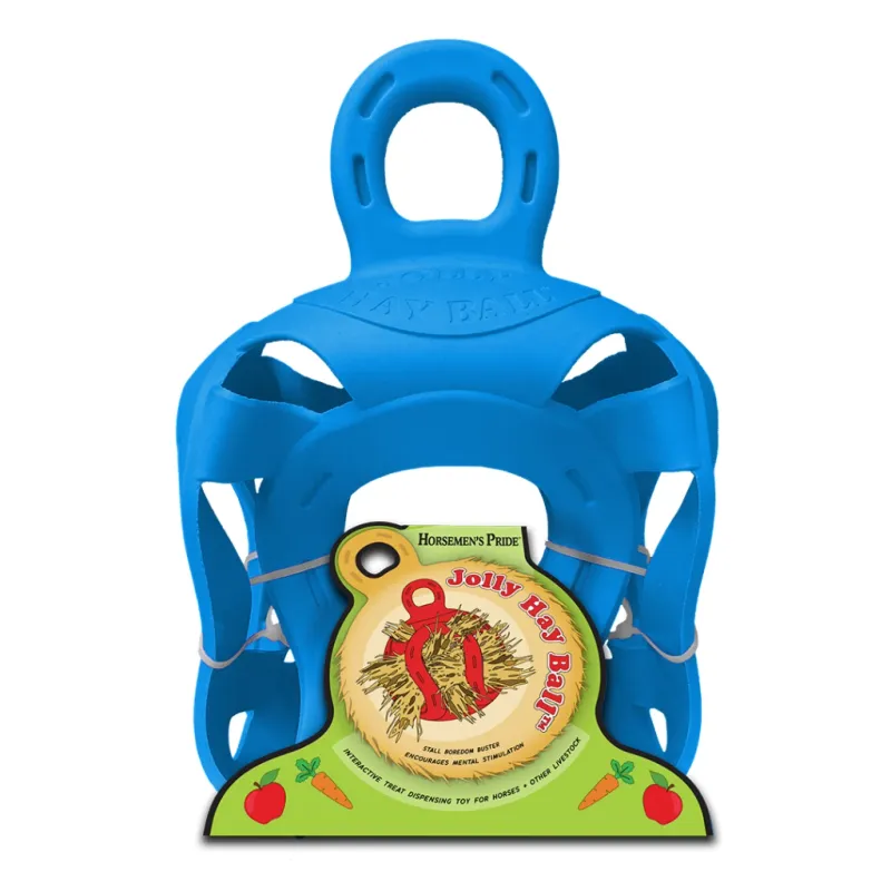 Jolly Pets Jolly Hay Ball - Interaktiver Leckerli-Ball für Pferde - Aus flexiblem Gummi - 20 cm