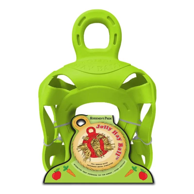 Jolly Pets Jolly Hay Ball - Interaktiver Leckerli-Ball für Pferde - Aus flexiblem Gummi - 20 cm