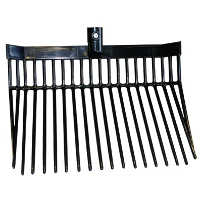 Mistgabel aus Kunststoff - Mistschaufel 33 cm breit - Schwarz