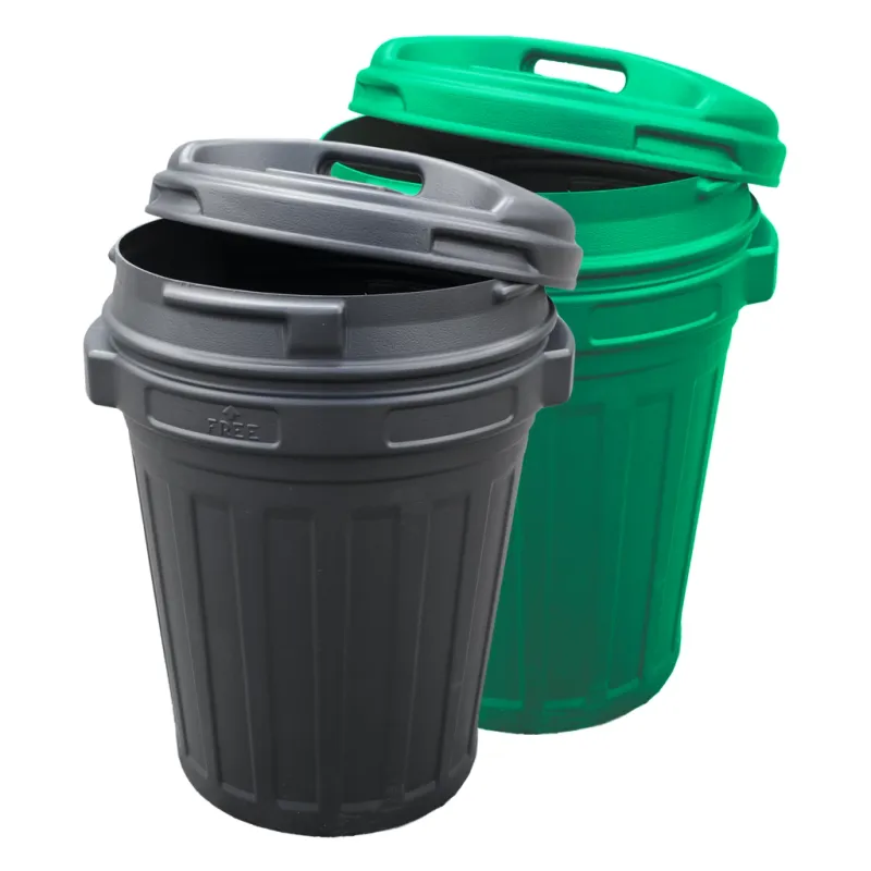 Futtereimer 40 L –mit Deckel – Mit Drehverschluss  40 x 43 x 53 cm