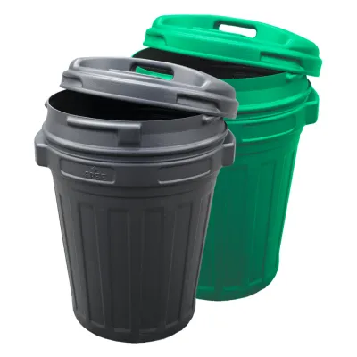 Futtereimer 40 L –mit Deckel – Mit Drehverschluss  40 x 43 x 53 cm