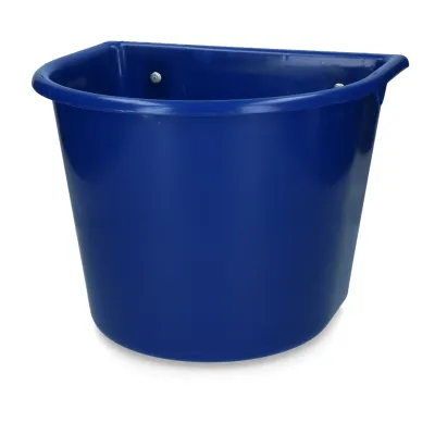 Futternapf 15 l mit Aufhängung Blau / Grün / Schwarz