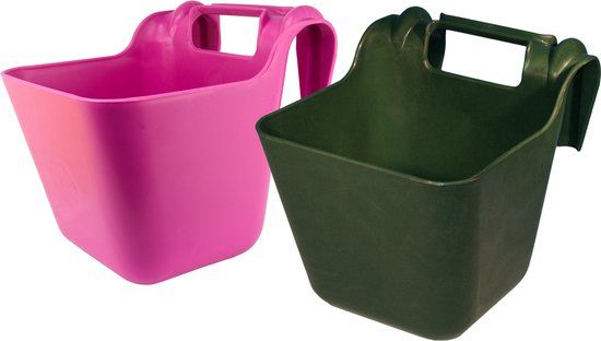 Futtertrog zum Einhängen 11 Liter Grün