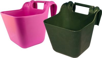 Futtertrog zum Einhängen 11 Liter Grün