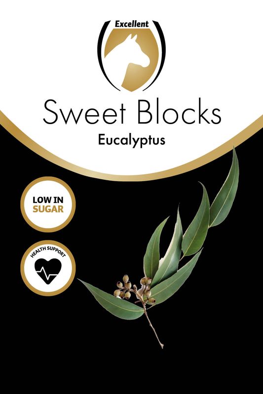 Excellent Horse Sweet Eucalypta Blocks - Pferdeleckerli - Eukalyptusgeschmack - 1 kg