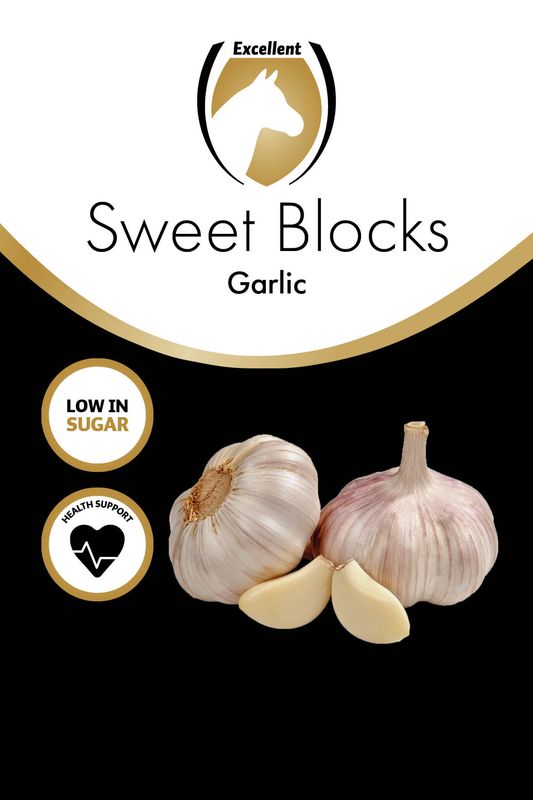 Excellent Horse Sweet Garlic Blocks - 1 kg - Pferdeleckerli -Knoblauchgeschmack