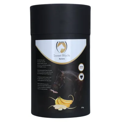 Excellent Sweet Banana Blocks - Pferdesnack Banane - 3kg