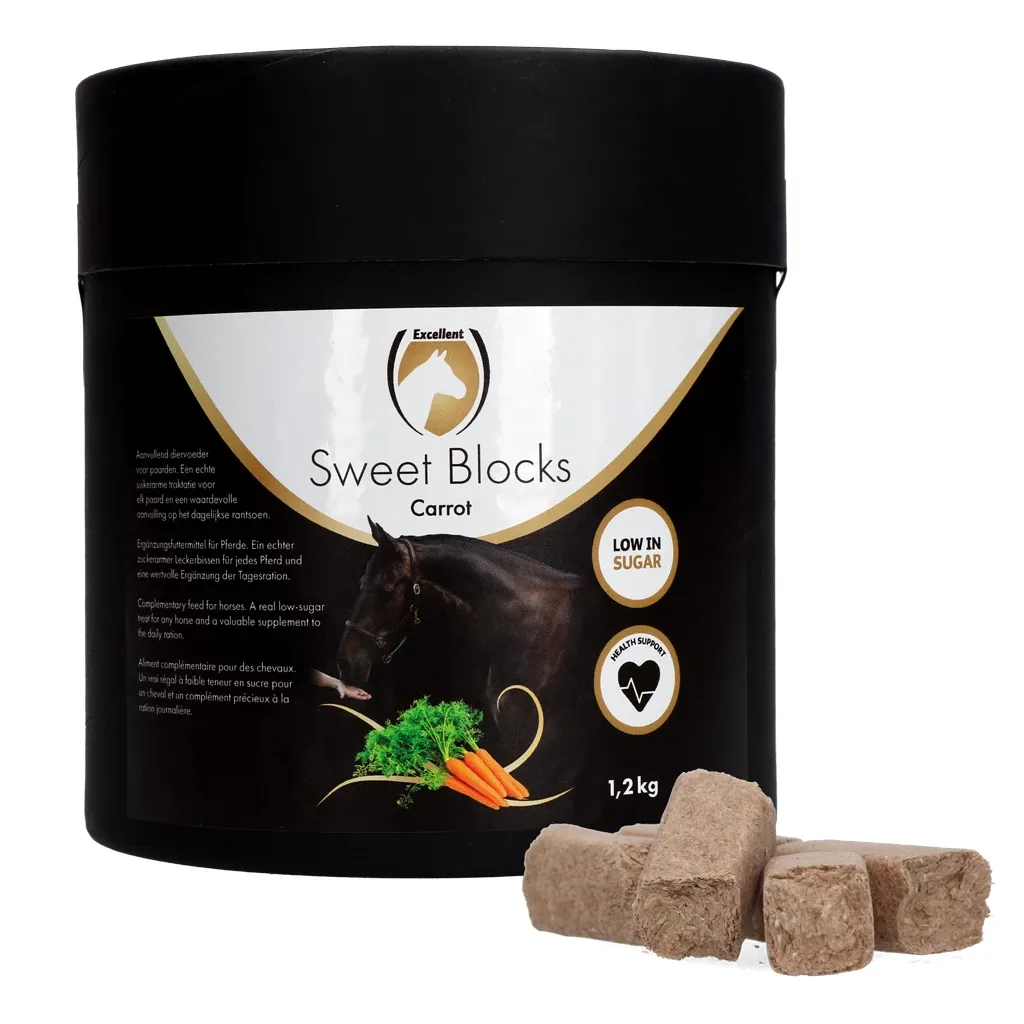 Excellent Sweet Carrot Blocks - Pferdeleckerli - Pferde - Karotte - 1.2 kg