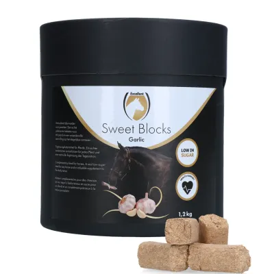 Excellent Sweet Garlic Blocks - Pferdeleckerli - Pferde - Knoblauch - 1.2 kg