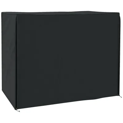 Abdeckung, Schutzhülle für Hollywoodschaukel, wasserdicht,  220x125x172cm, Schwarz