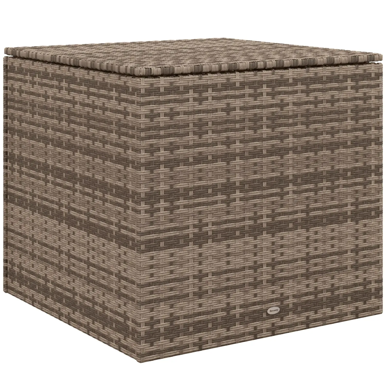 Rattan-Auflagenbox, Stoff-Innenauskleidung, leichtes Öffnen/Schliessen