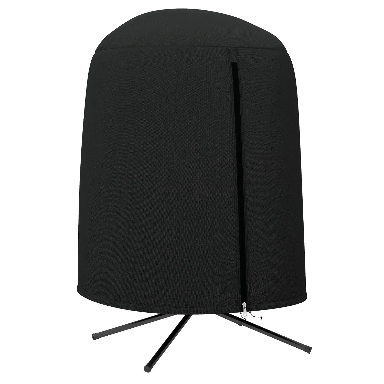 Schutzhülle für Hängesessel, wasserdicht, staubdicht, Polyester, Ø128 x 190 cm, Schwarz