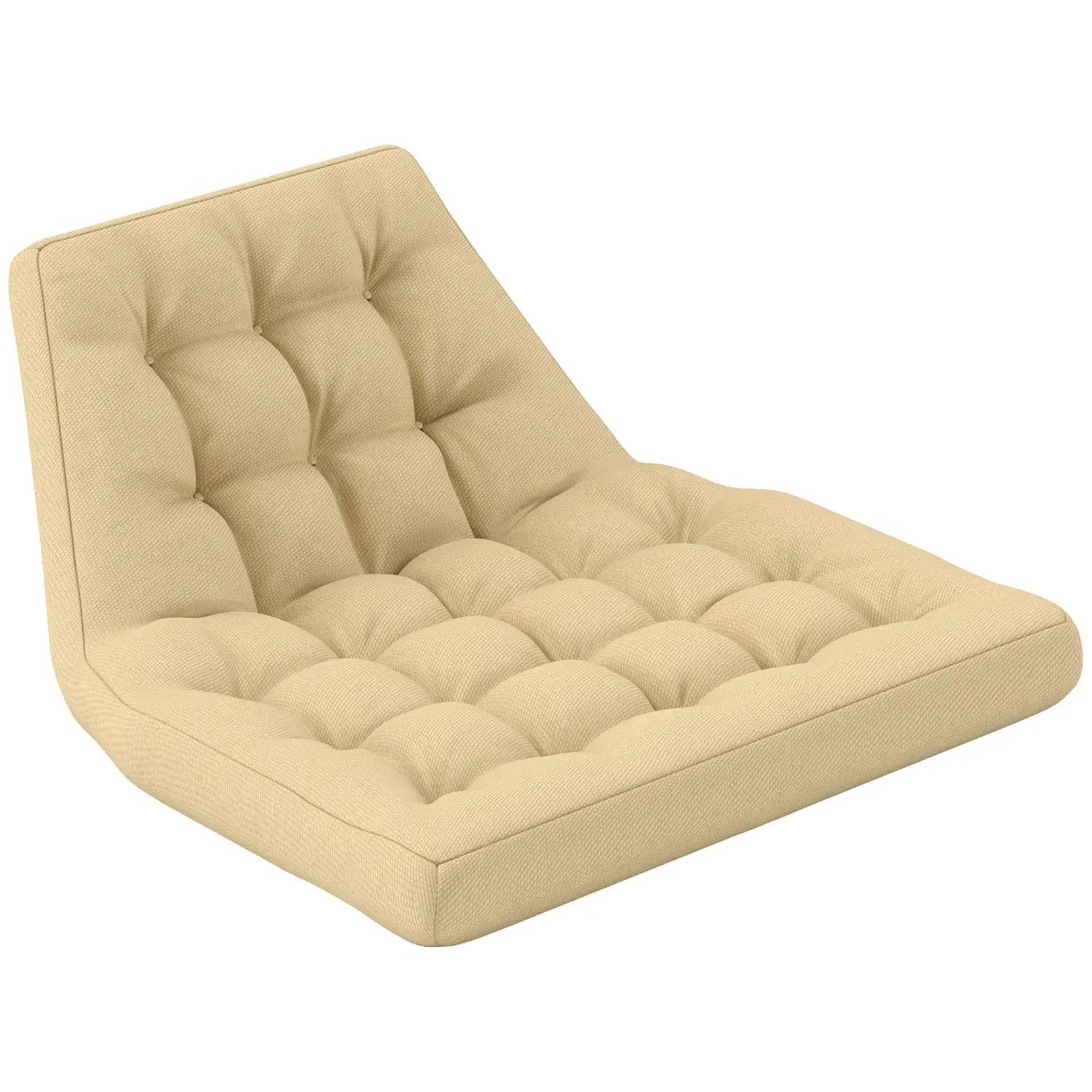 Sitzkissen, Auflage für Hängekorb und Schaukelstühle, Outdoor-Polsterkissen, Beige