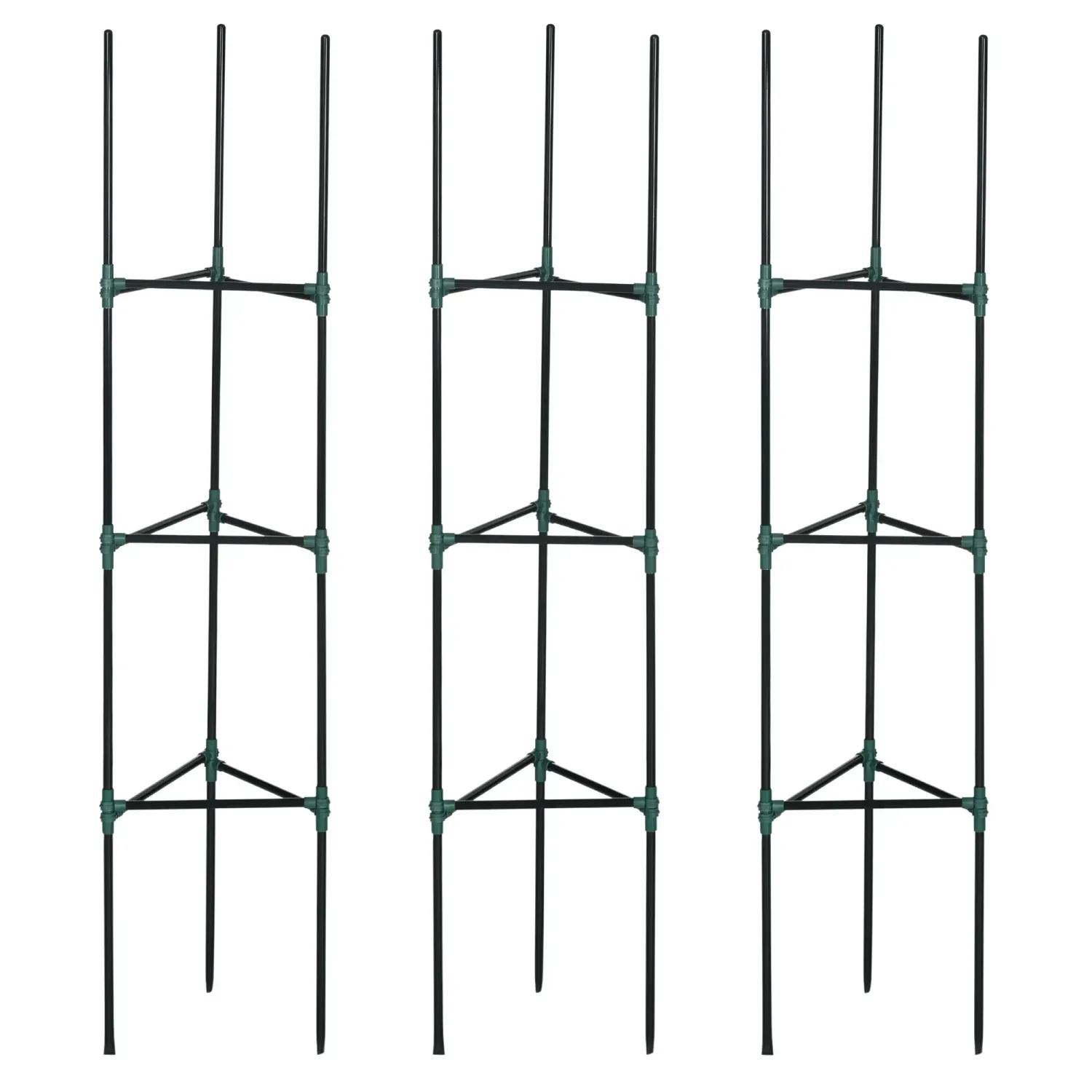 Rankhilfe, 3er-Set, Pflanzgitter, modulares Design, für Aussen und Innen,