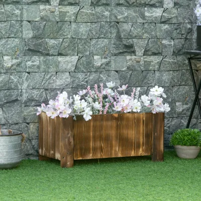 Blumenbeet auf Ständer Blumenkübel 70L x 35B x 30H cm